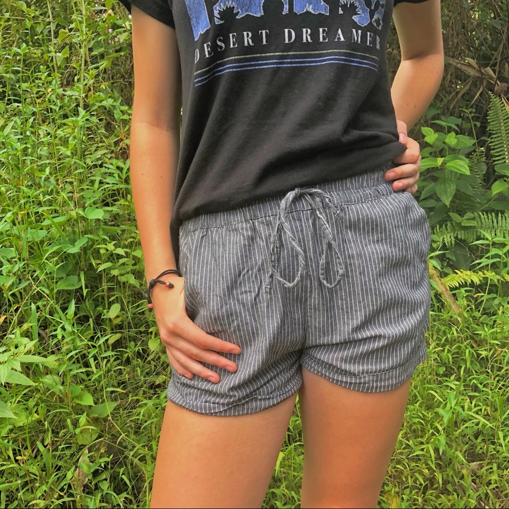 COUTURE striped shorts